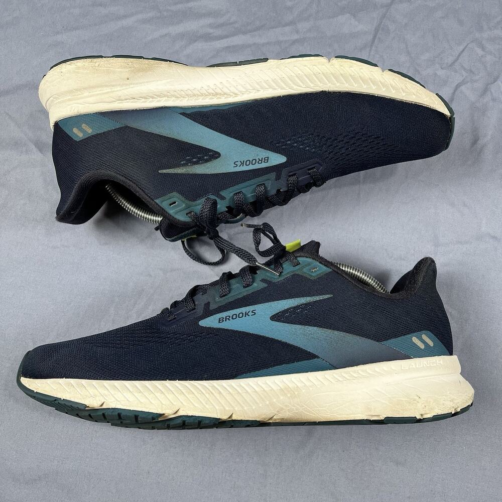 Brooks Launch 8 Men’s Size 11.5 Blue Running Fitness Gym Sneakers 1103581D490
